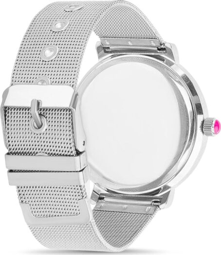 Betsey Johnson Women's Watch Alloy Case Stainless Steel Mesh Band - Image 2