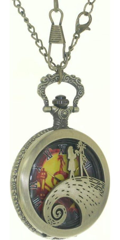 Bronze Vintage Brass Antique Case Pocket Watch Fob For Men Women With 1 PC Necklace Chain 1 Clip Key Rib - Image 3