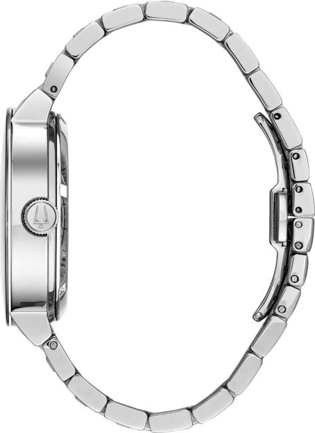 Bulova Men's Modern 3-Hand Automatic Watch, Open Aperture Dial And Edge To Crystal - Image 2