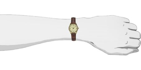 Casio Women's LTP-V005GL-9A Brown Genuine Leather Band Analog Watch - Image 5