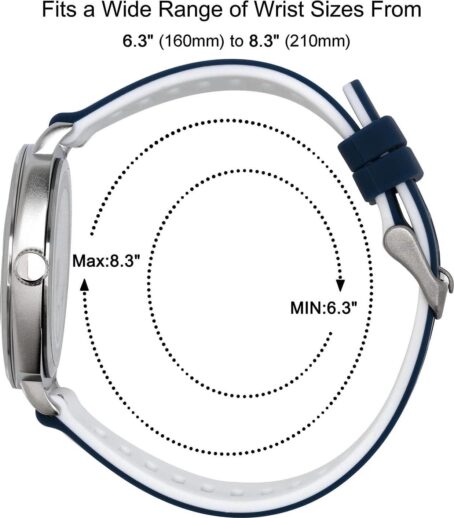 Diaofendi Waterproof Nurse Watch For Medical Professionals,Women Men, 24 Hour With Second Hand, Military Time Easy To Read Dial - Image 4