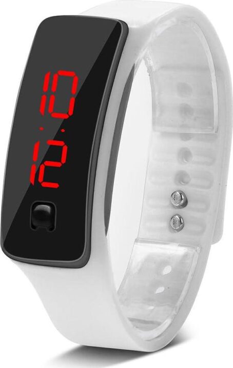 FILFEEL LED Wristwatch, Sports Silicone Strap Digital 12-Hour Dial Electronic Display Watches