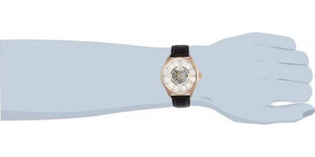 Invicta Men's Vintage Analog Display Automatic Self Wind Brown Watch, Gold, Rose 22 (Model: 22569, 17186) - Image 3