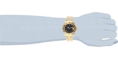 Invicta Pro Diver Men 40mm Stainless Steel Gold Black Dial NH35A Automatic - Image 3