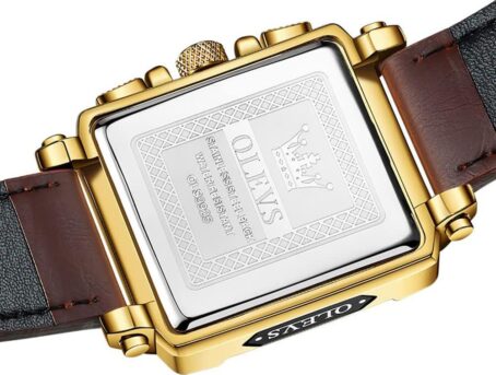 OLEVS Stylish Wrist Watch for Men,Silicone Strap Men Watches,Pro Diver Stainless Steel Chronograph Watch,Waterproof Date Dress Watch for Man,Large Face Male Watch - Image 2