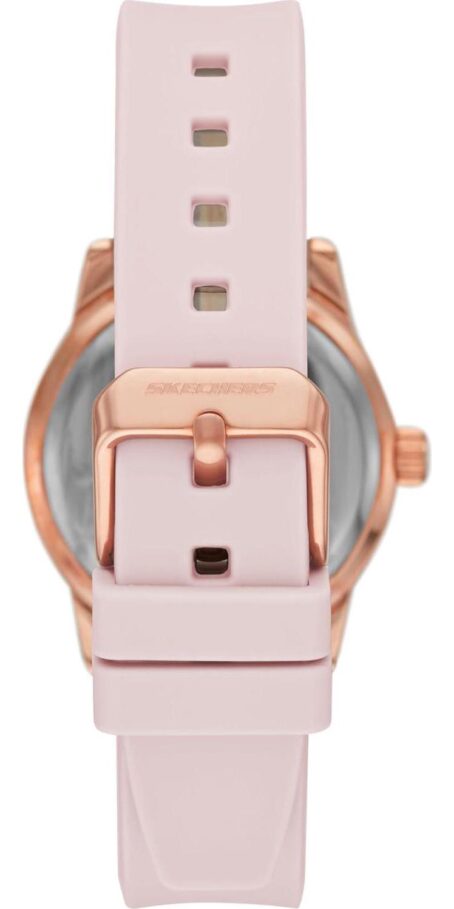 Skechers Redondo Metal And Silicone Watch For Women - Image 3