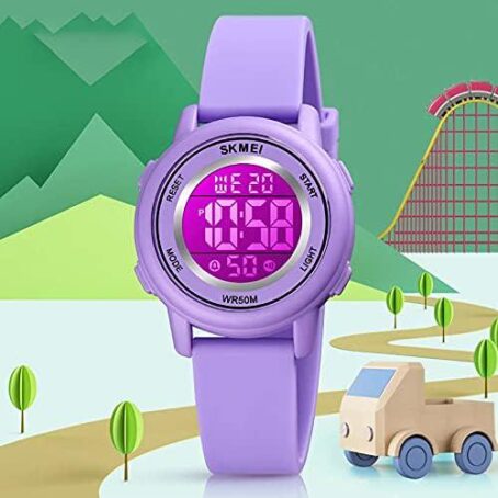 Womens Digital Watches LED Screen Silicone Strap Military Multifunction Waterproof Alarm Stopwatch Backlight Outdoor Sports - Image 2