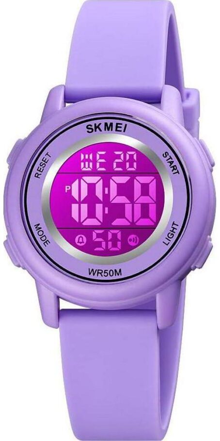 Womens Digital Watches LED Screen Silicone Strap Military Multifunction Waterproof Alarm Stopwatch Backlight Outdoor Sports