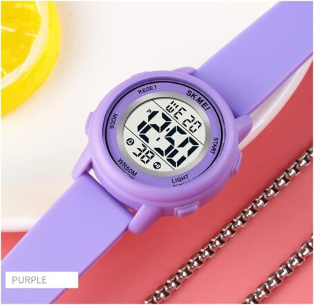 Womens Digital Watches LED Screen Silicone Strap Military Multifunction Waterproof Alarm Stopwatch Backlight Outdoor Sports - Image 7